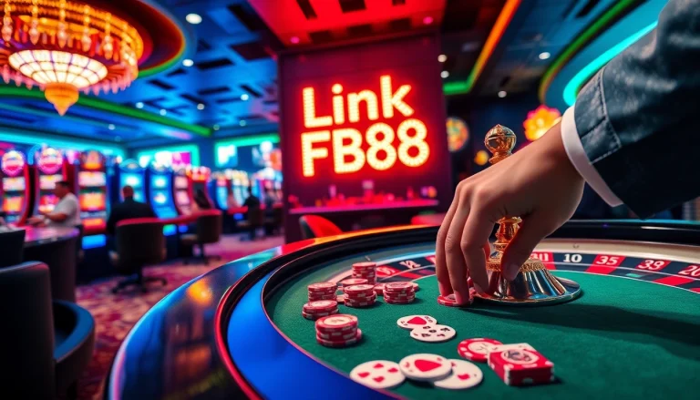 Engage in thrilling casino action with Link FB88's vibrant table gaming experience.