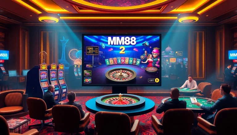 Experience the luxury of online gambling at MM88 with vibrant slots and engaging roulette.