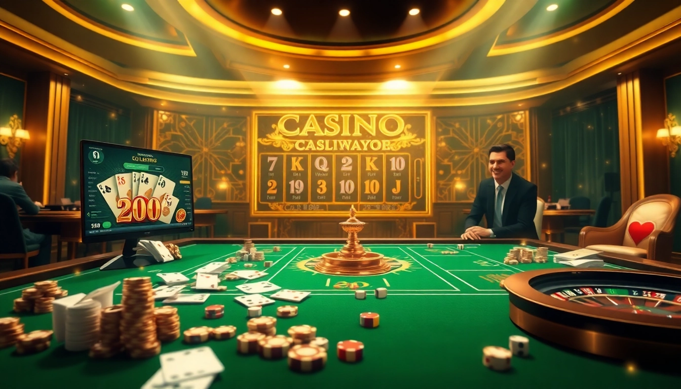 Experience luxury gambling excitement at https://mm88.forex/ with vivid scenes of poker, slots, and roulette.