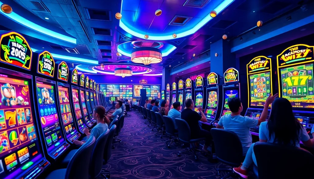 Experience the thrill of hoki138 pro in a vibrant online casino setting with dynamic slot games.