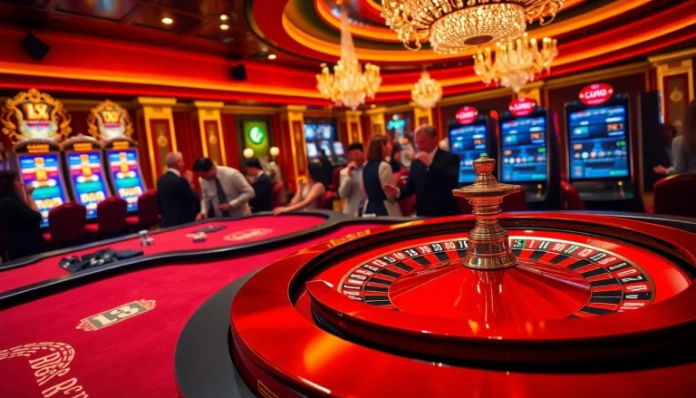 Exciting scene of players at a roulette table, embodying the spirit of RR 88 in gambling.