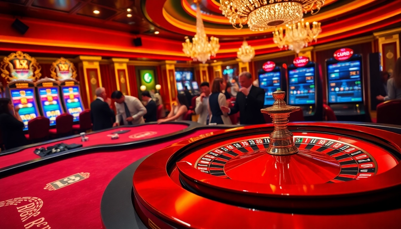 Exciting scene of players at a roulette table, embodying the spirit of RR 88 in gambling.