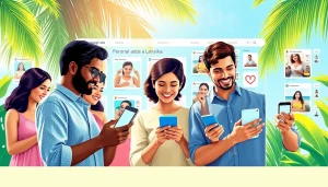 Lanka Add showcasing vibrant online ads in a digital platform, highlighting personal and spa services.