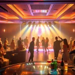 Vibrant nightlife at Club sxm with stunning performances and cocktails