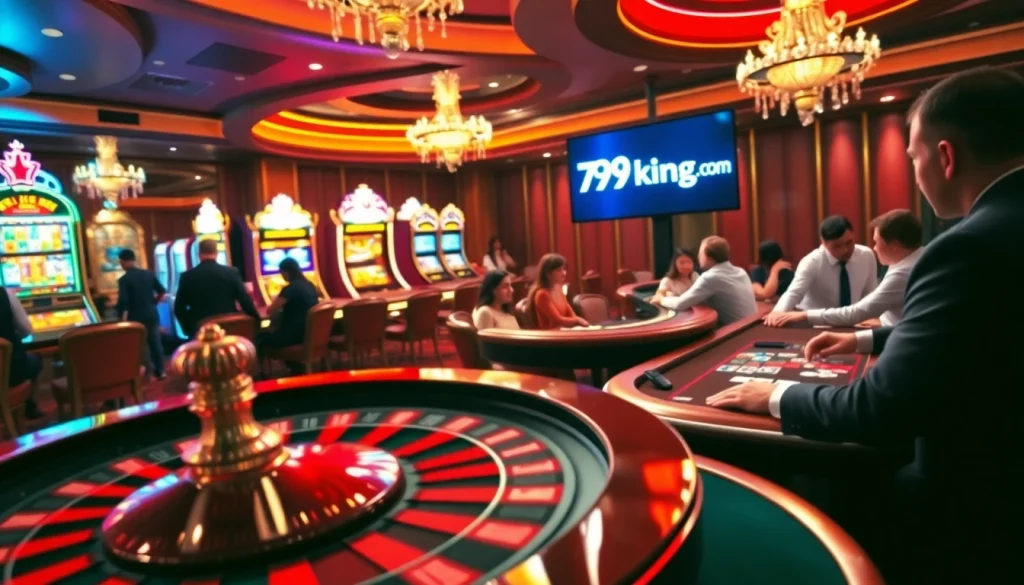 Experience the excitement at 79king . com with professionals immersed in thrilling casino games.
