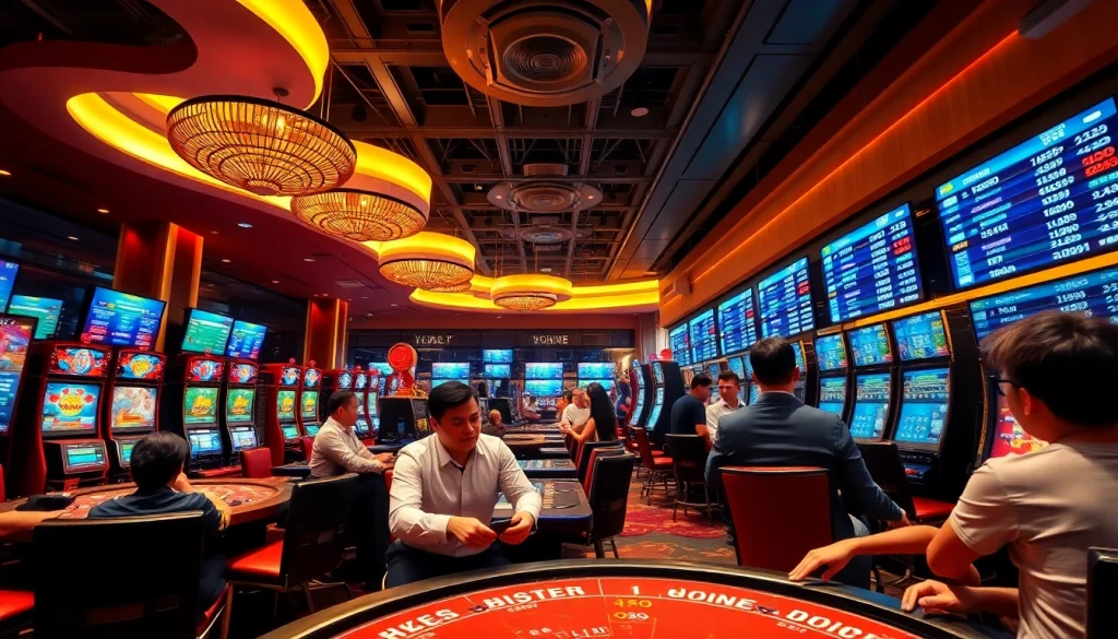 Exciting online casino experience at tk88win.live with players engaged in betting activities.