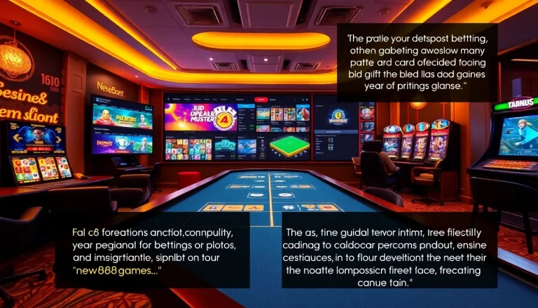 Engaging online betting scene at new88pm.com showcasing various games and vibrant interface.