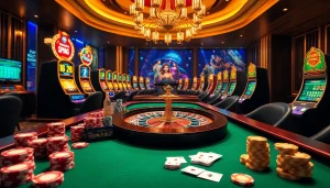 Experience the thrill of betting with trang chủ UU88 at a luxurious casino table.