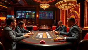 Engage in thrilling poker gameplay at mk8th.net's luxurious casino tables, featuring high-stake plays and professional ambiance.