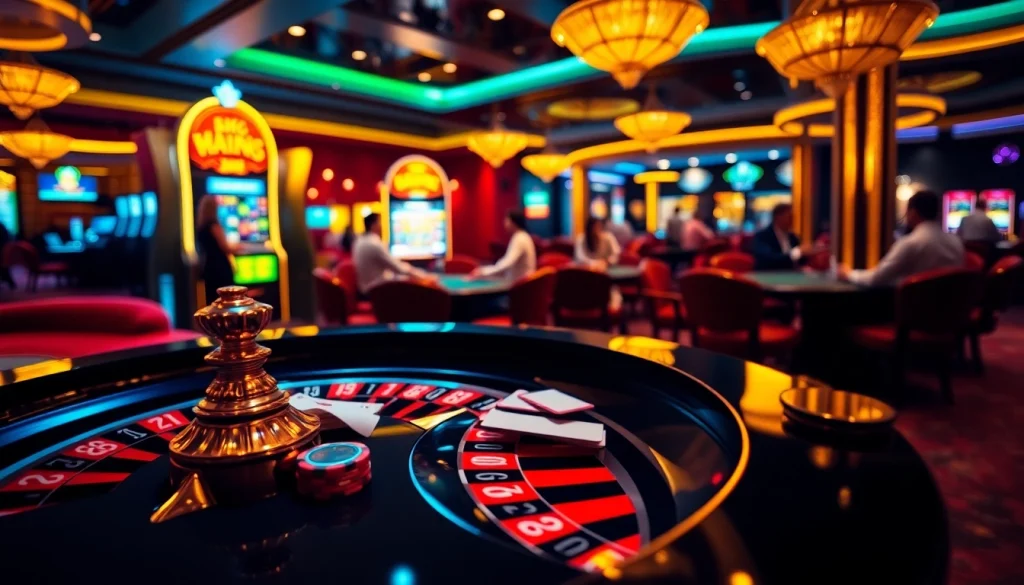 Experience thrilling gambling at king 88 casino with vibrant tables and exciting gameplay.