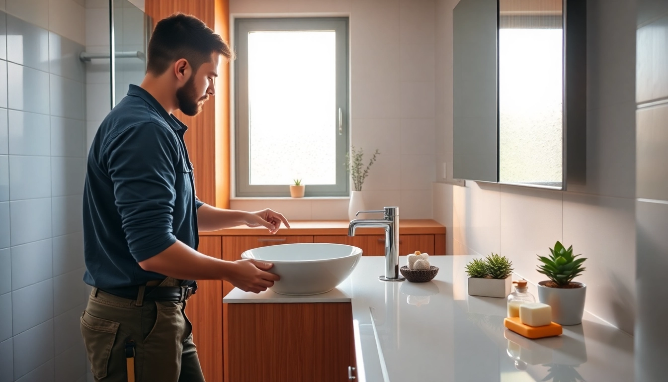 Achieve stunning bathroom installation manchester with a professional showcasing modern fixtures.